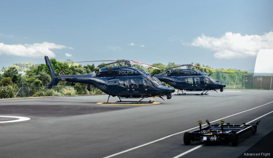 Photos of Bell 429 in New Zealand Police helicopter service.