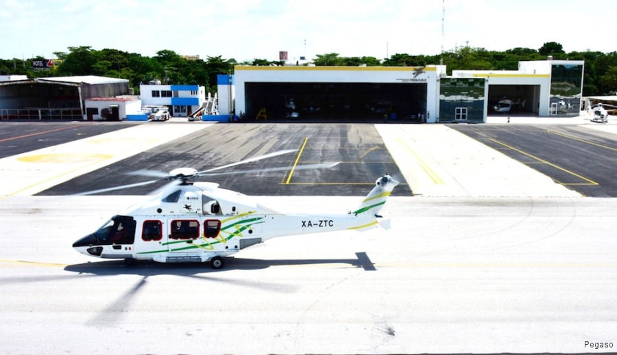 Photos of H175 in Transportes Aereos Pegaso helicopter service.