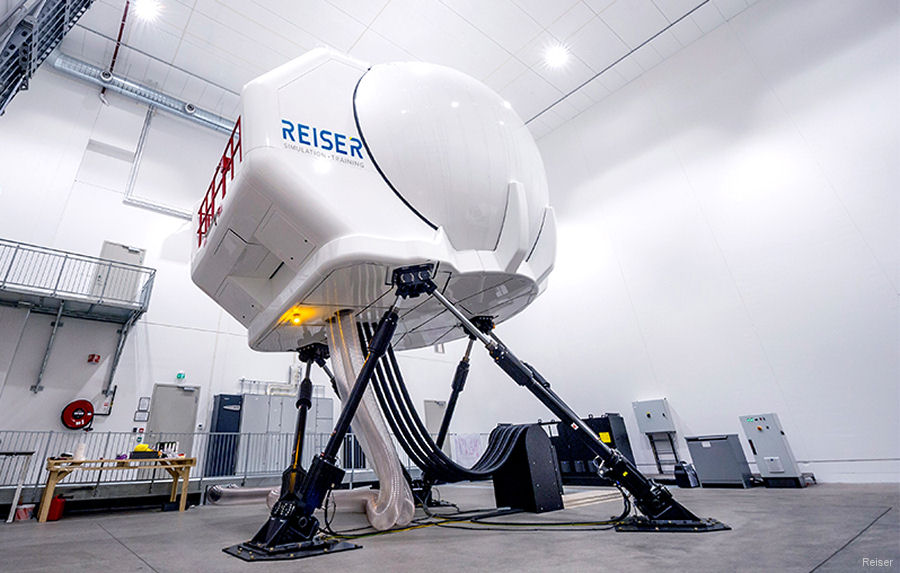  Reiser H135 Full Flight Simulator approved by EASA