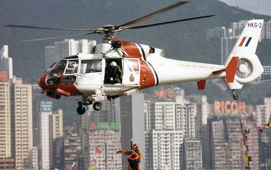 Royal Hong Kong Auxiliary Air Force SA365 Dauphin 2