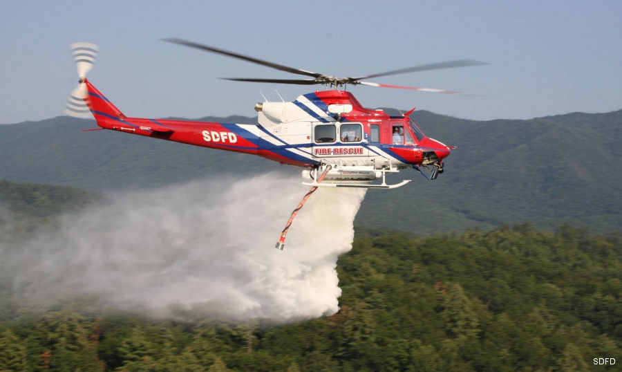 N282SD N807JS CFSTV Bell 412EP C/N 36466