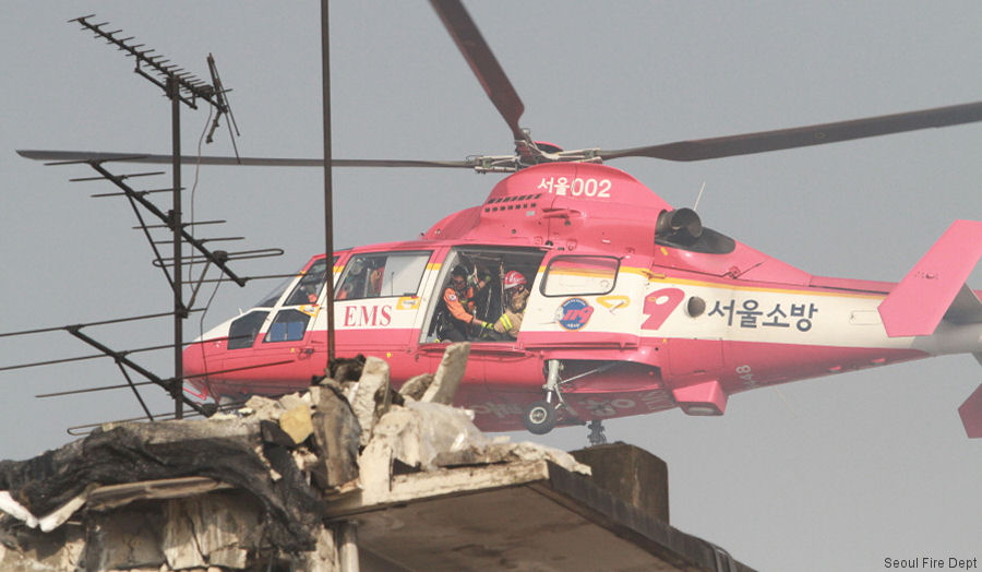 South Korea Fire Fighting Departments AS365N2 Dauphin 2