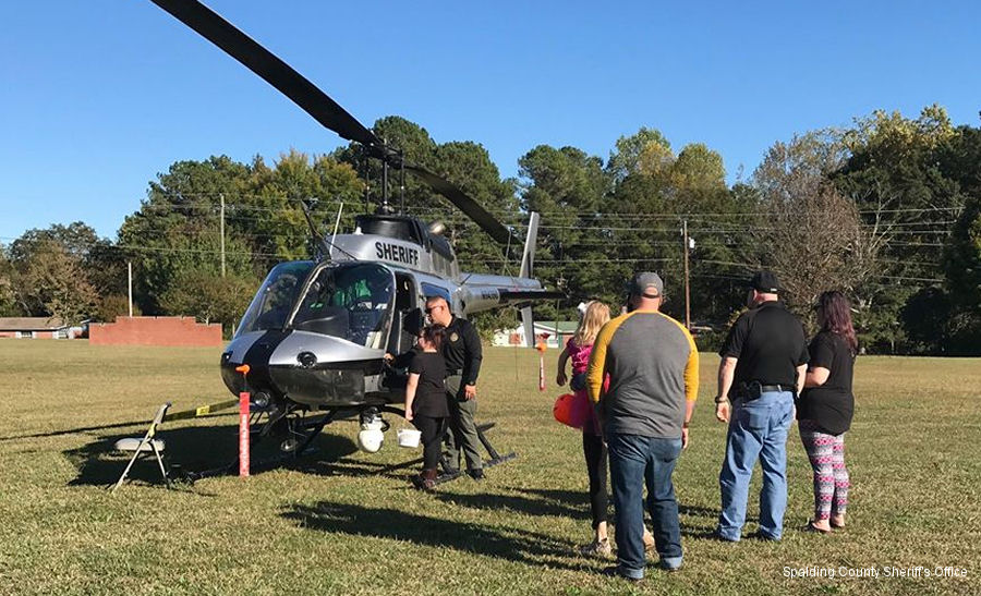 spalding county sheriff helicopter