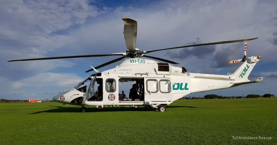 Photos of AW139 in Toll Group helicopter service.