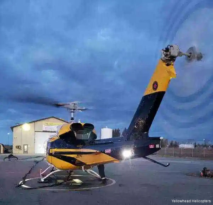 Photos of Bell 212 in Yellowhead Helicopters helicopter service.