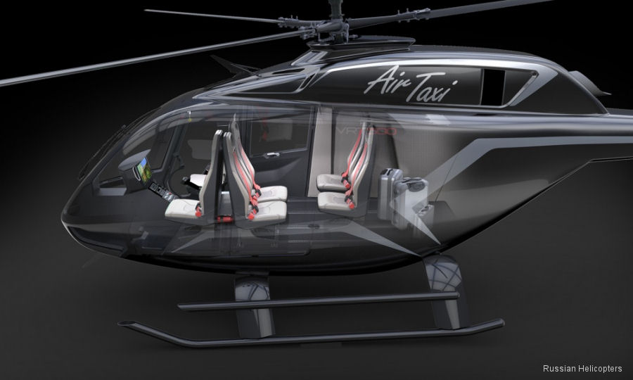 Russian Helicopters VRT500 cabin