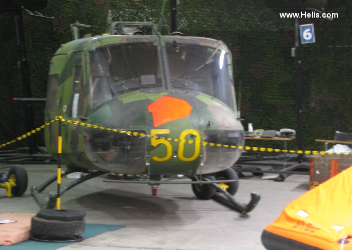 Detailed history and photos of helicopter Agusta AB204B Serial 3071 Register 03310 used by armen (swedish army) Track service timeline and current status.