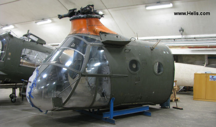 Helicopter Boeing-Vertol V44A Serial 608 Register 01007 used by marinen (swedish navy). Aircraft history and location
