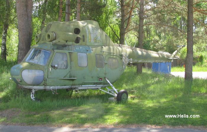 Helicopter Mil mi-2d Serial 547845102 Register 12 yel 78 45 used by Eesti Õhuvägi (Estonian Air Force) ,PZL Swidnik. Built 1982. Aircraft history and location