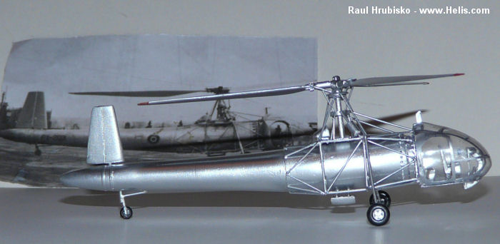 Cierva W9 scale model kit
