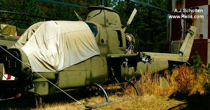 Helicopter Bell AH-1G Cobra Serial 20680 Register 68-15146 used by US Army Aviation Army. Aircraft history and location