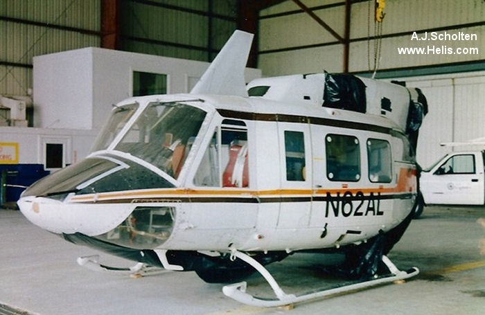 Helicopter Bell 212 Serial 30826 Register N133WH C-FBUA HK-4076X HK-3789X N62AL N5193 XA-HEH used by Winco Powerline Services ,HeliQwest ,Eagle Copters ,Air Logistics. Built 1977. Aircraft history and location