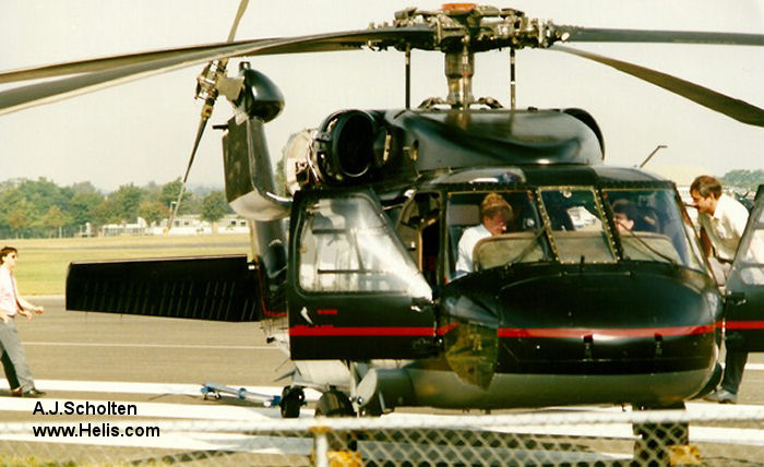 Helicopter Sikorsky S-70C Serial 70-583 Register N70C N60FH G-RRTM N3124B used by Brainerd Helicopters Inc BHI ,Sikorsky Helicopters. Built 1983. Aircraft history and location