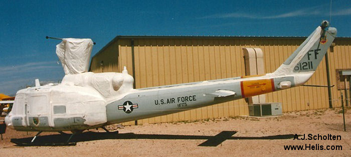 N2412H 661211 Bell UH1F Iroquois C/N 7107 N2412H 661211 Bell UH1F Iroquois C/N 7107