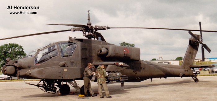 Helicopter McDonnell Douglas AH-64A Apache Serial PV529 Register 88-0199 used by US Army Aviation Army. Aircraft history and location
