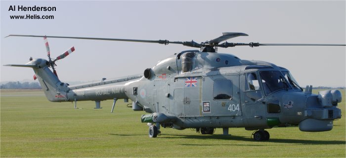 Helicopter Westland Lynx HAS3 Serial 286 Register ZD259 used by Hayward and Green Defence Ltd ,Fleet Air Arm RN (Royal Navy). Built 1983. Aircraft history and location