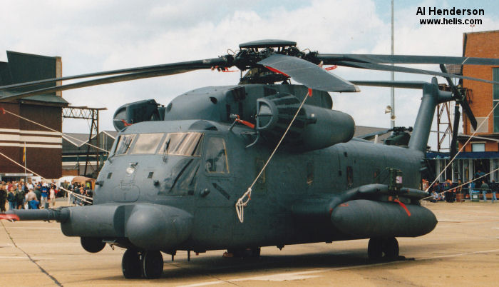 Helicopter Sikorsky CH-53C Serial 65-335 Register 70-1625 used by US Air Force USAF. Aircraft history and location