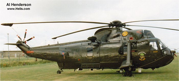 Helicopter Westland Sea King HC.4 Serial wa 933 Register ZD478 used by Fleet Air Arm (Royal Navy). Built 1984. Aircraft history and location