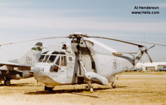 Helicopter Sikorsky SH-3D Sea King Serial 61-403 Register N113WR 154113 used by US Department of State ,US Navy USN. Aircraft history and location