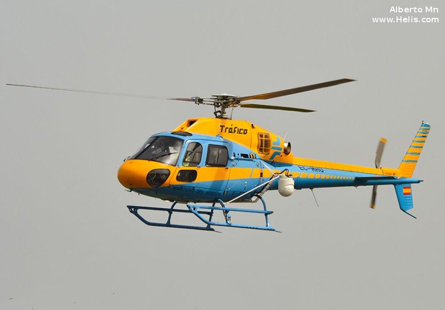 Helicopter Airbus AS355NP Ecureuil 2 / TwinStar Serial 5810 Register EC-MHU used by Direccion General de Trafico DGT (Traffic Police Directorate ). Aircraft history and location