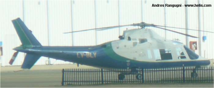 Helicopter Agusta A109A-II Serial 7296 Register LV-BLY C-FBGP N2ZU N2ZC N109AM used by Canadian Ambulance Services Airmedic ,AgustaWestland Philadelphia (AgustaWestland USA). Built 1983. Aircraft history and location