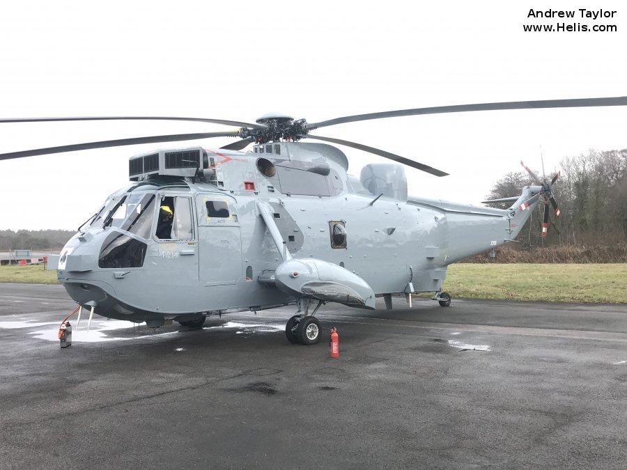 Helicopter Westland Sea King HAS.5 Serial wa 880 Register XZ920 used by Ukrainian Navy ,Developing Assets (UK) Ltd HeliOperations ,Fleet Air Arm RN (Royal Navy). Built 1979. Aircraft history and location