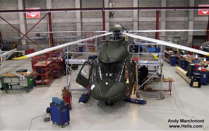 Helicopter Agusta AB139 Serial 31048 Register 274 used by Aer Chór na hÉireann (Irish Air Corps). Built 2006. Aircraft history and location