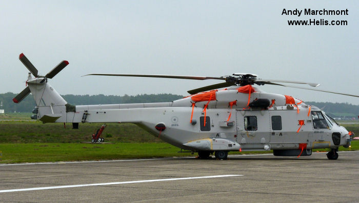 Helicopter NH Industries NH90 NFH Serial 1040 Register RN01 used by Force Aérienne Belge (Belgian Air Force). Built 2013. Aircraft history and location