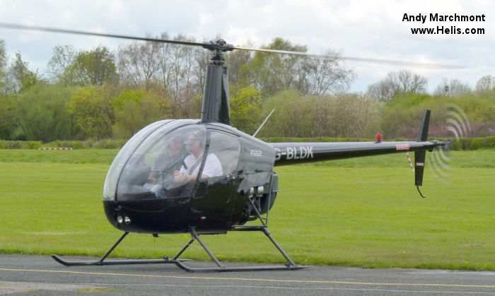 Helicopter Robinson R22 Serial 0139 Register G-BLDK C-GSGU. Built 1981. Aircraft history and location