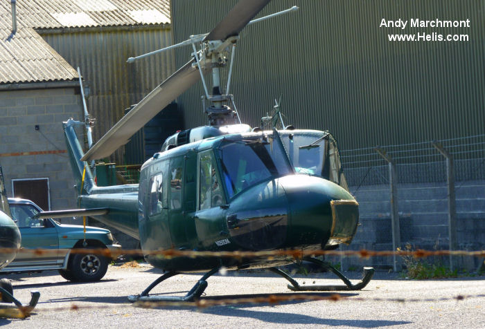 Helicopter Bell UH-1D Iroquois Serial 5808 Register N250DM 66-16114 used by US Army Aviation Army. Aircraft history and location