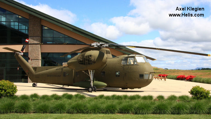 Helicopter Sikorsky H-37A Mojave Serial 56-144 Register 58-999 N51923 used by Aircrane Inc US Army Aviation. Built 1960. Aircraft history and location