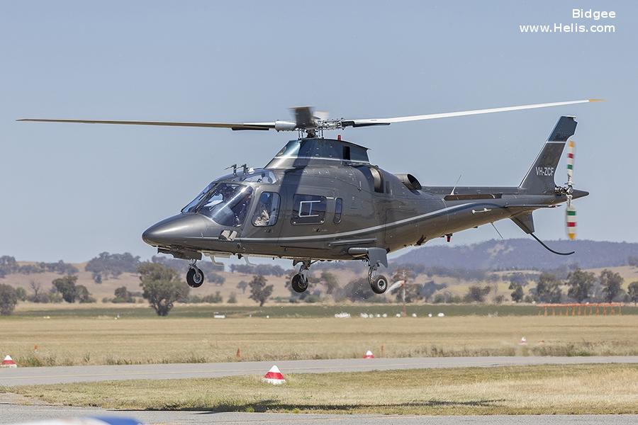 Helicopter AgustaWestland AW109E Power Serial 11122 Register VH-ZCF VH-IAG VH-CFT B-7771 used by Jayrow Helicopters ,Australia Air Ambulances CareFlight New South Wales ,NSW Ambulance. Built 2001. Aircraft history and location