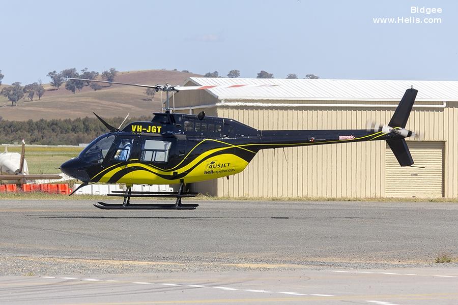 Helicopter Bell 206B-2 Jet Ranger Serial 1822 Register VH-JGT P2-FHE VH-FHE. Built 1975. Aircraft history and location