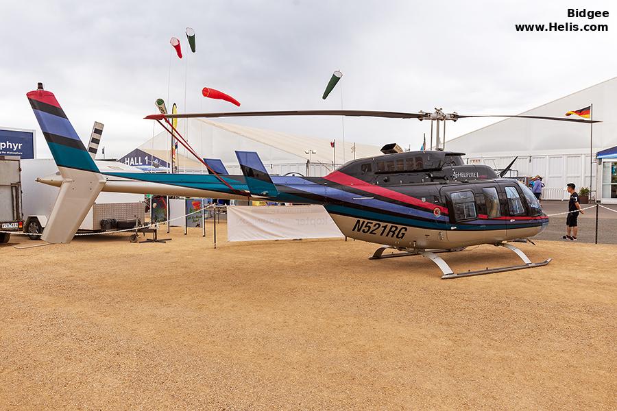 Helicopter Bell 206L-3 Long Ranger Serial 51566 Register N521RG. Built 1992. Aircraft history and location