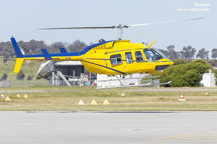 Helicopter Bell 206L-1 Long Ranger Serial 45721 Register VH-TWO VH-RLU VH-FUY VH-TMA N20898 used by McDermott Aviation ,Grant Kenny Aviation ,PHI Inc. Built 1982. Aircraft history and location