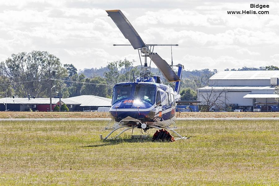 Helicopter Bell 212 Serial 30687 Register C-FBUC C-GDAA XA-TQG EC-GCT G-BWBP 9Y-TFA VR-BFP used by Great Slave Helicopters GSH ,Eagle Copters ,Bristow ,Bristow Caribbean ,Bristow Bermuda. Built 1975. Aircraft history and location