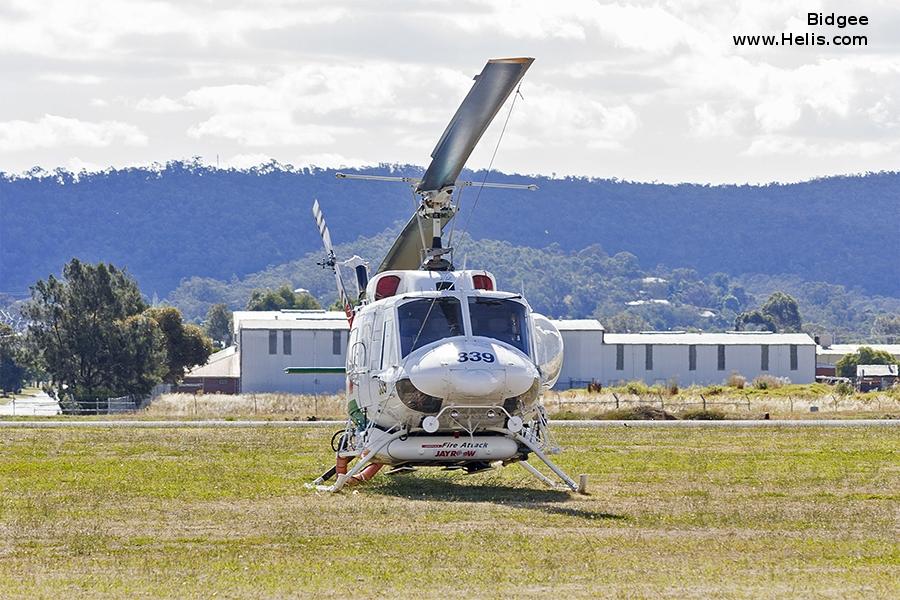 Helicopter Bell 212 Serial 31300 Register C-FWBW VH-JJK C-FUAA HS-RCH 31300 used by Blackcomb Helicopters ,Jayrow Helicopters ,Toll Group ,Helicorp Pty Ltd ,Great Slave Helicopters GSH ,Thailand Government ,Royal Thai Army. Built 1988. Aircraft history and location