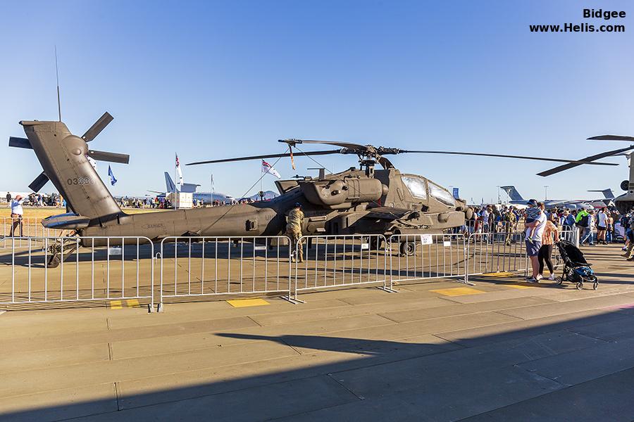 Helicopter Boeing AH-64E Apache Serial  Register 20-03330 used by US Army Aviation Army. Aircraft history and location