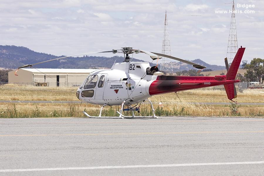 Helicopter Aerospatiale AS350B2 Ecureuil Serial 2524 Register VH-DKT VH-TIR VH-ENE ZK-HXE N350NZ ZK-IWK ZK-HGF. Built 1991. Aircraft history and location