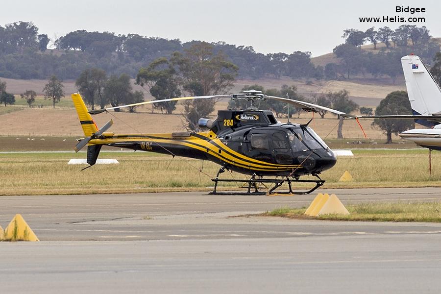 Helicopter Eurocopter AS350B3 Ecureuil Serial 4846 Register VH-ELC. Built 2009. Aircraft history and location