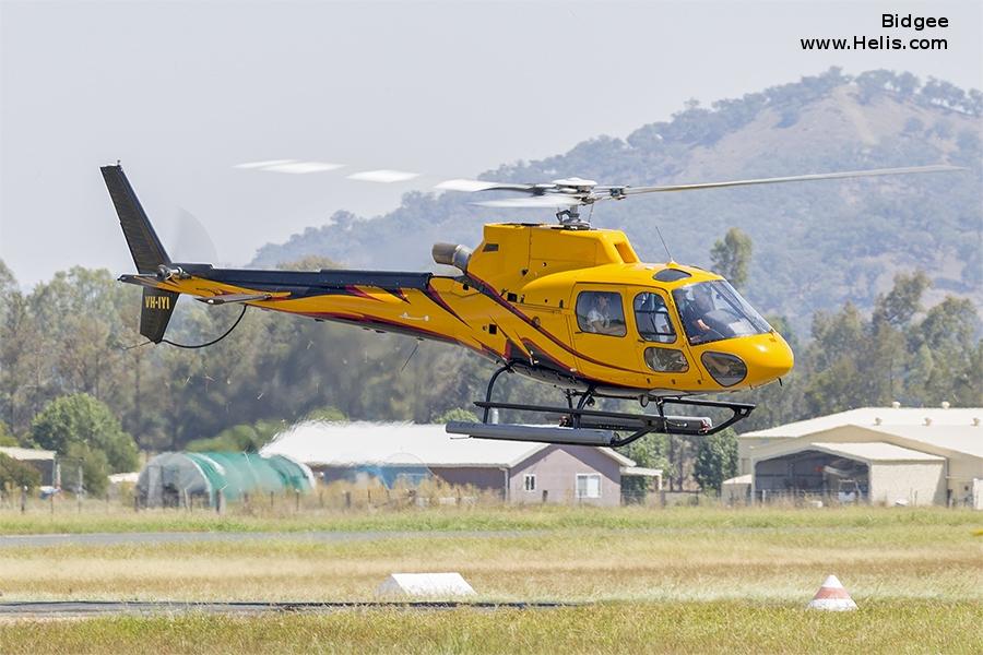 Helicopter Airbus H125 Serial 7855 Register VH-IYI N776LC N934AE used by State of Utah ,Airbus Helicopters Inc (Airbus Helicopters USA). Built 2014. Aircraft history and location