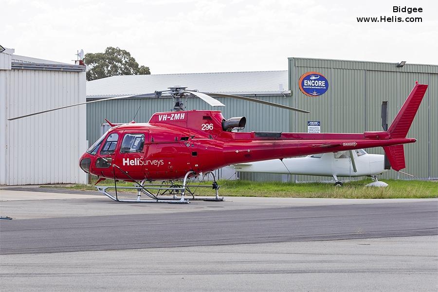 Helicopter Eurocopter AS350B3 Ecureuil Serial 3466 Register VH-ZMH P2-THW VH-IPW B-KCD N94GH used by Heli Niugini Ltd HNL. Built 2001. Aircraft history and location