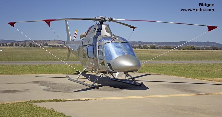 Helicopter AgustaWestland AW119Ke Koala Serial 14710 Register VH-UCL ZK-ISR N291SH used by AgustaWestland Philadelphia (AgustaWestland USA). Built 2008. Aircraft history and location