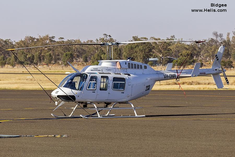 Helicopter Bell 206L-3 Long Ranger Serial 51419 Register VH-ONR N530PR N6610Y used by Bell Helicopter. Built 1990. Aircraft history and location