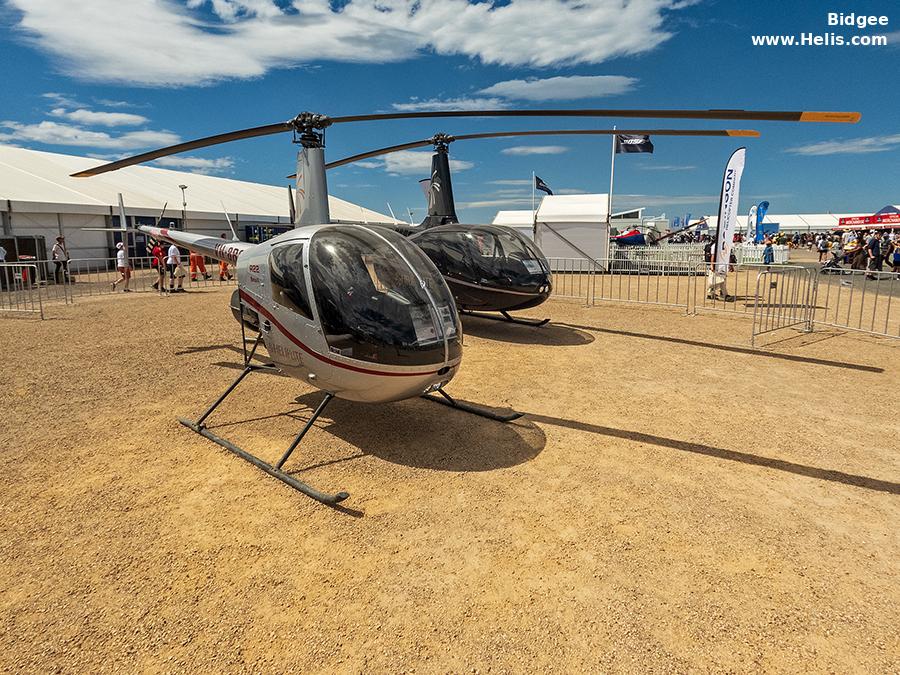 Helicopter Robinson R22 Beta II Serial 4202 Register VH-8R2 used by Heliflite Australia. Built 2022. Aircraft history and location