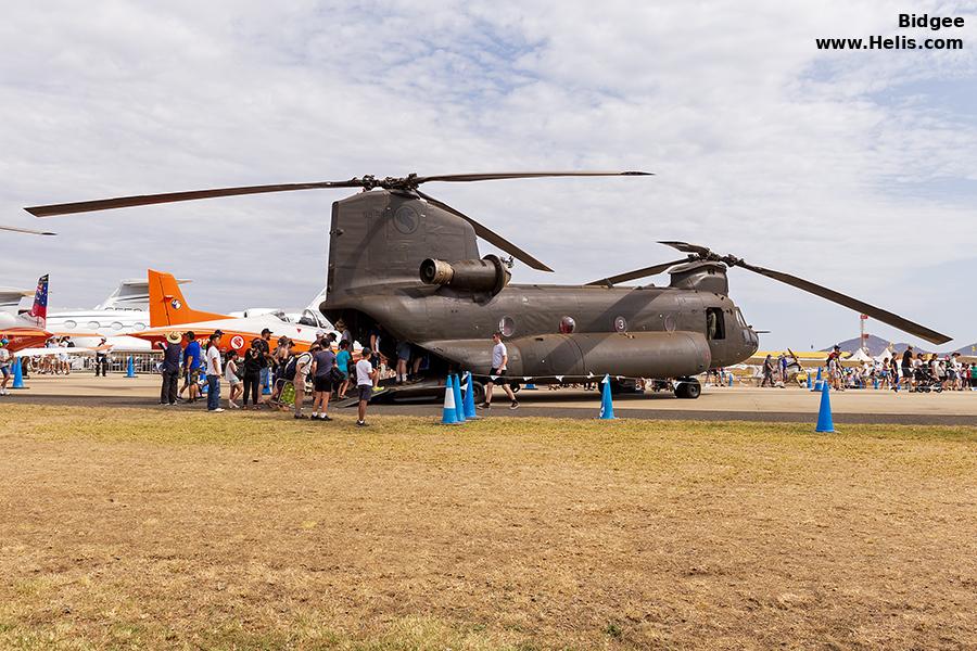 Helicopter Boeing CH-47D Chinook Serial M.4514 Register 88183 N74248 used by Republic of Singapore Air Force RSAF ,Boeing Helicopters. Aircraft history and location