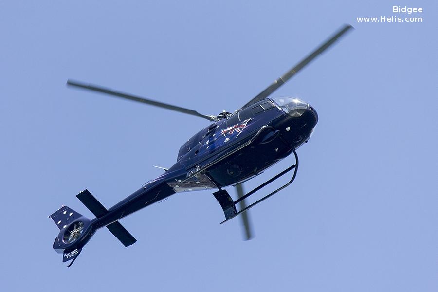 Helicopter Eurocopter EC120B Serial 1435 Register VH-KHR. Built 2006. Aircraft history and location