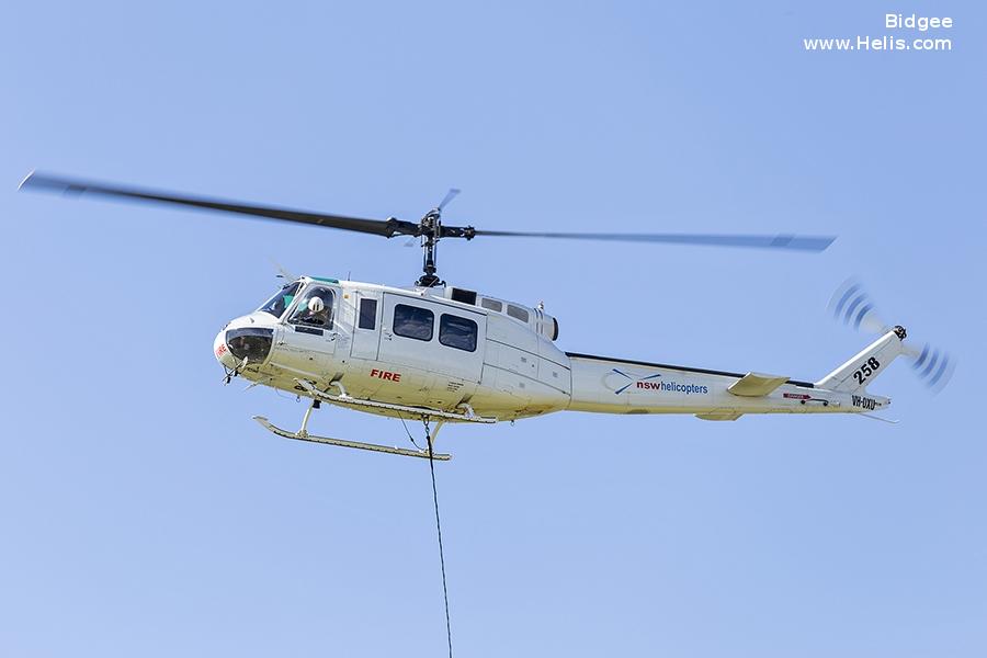 Helicopter Bell UH-1D Iroquois Serial 4991 Register VH-OXU N152AR 65-09947 used by US Army Aviation Army. Built 1965. Aircraft history and location