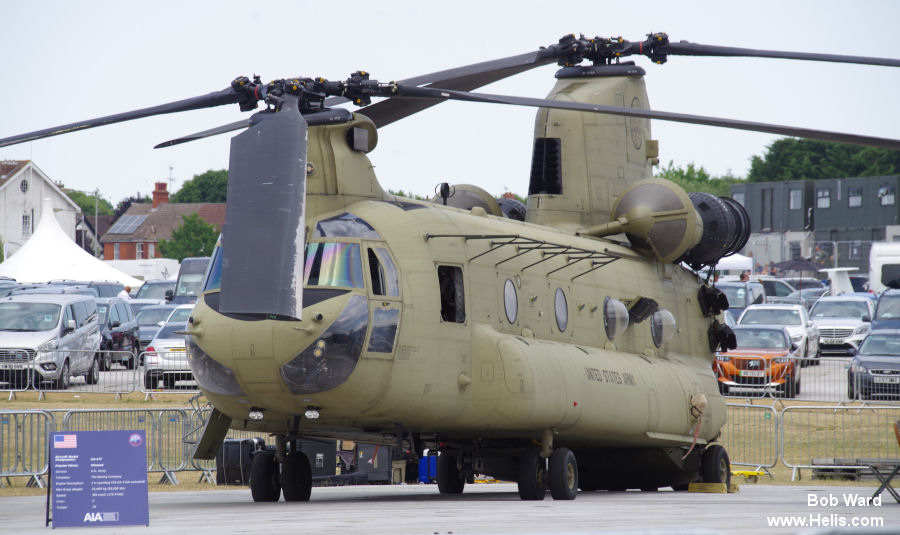 Helicopter Boeing CH-47F Chinook Serial M.8132 Register 13-08132 used by US Army Aviation Army. Aircraft history and location