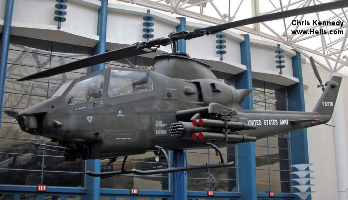 Helicopter Bell AH-1S Cobra Serial 22116 Register 77-22778 used by US Army Aviation Army. Aircraft history and location